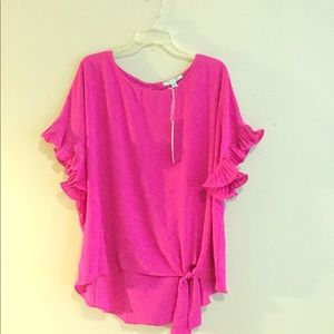 Magenta top